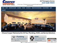 Tablet Screenshot of coopermech.com